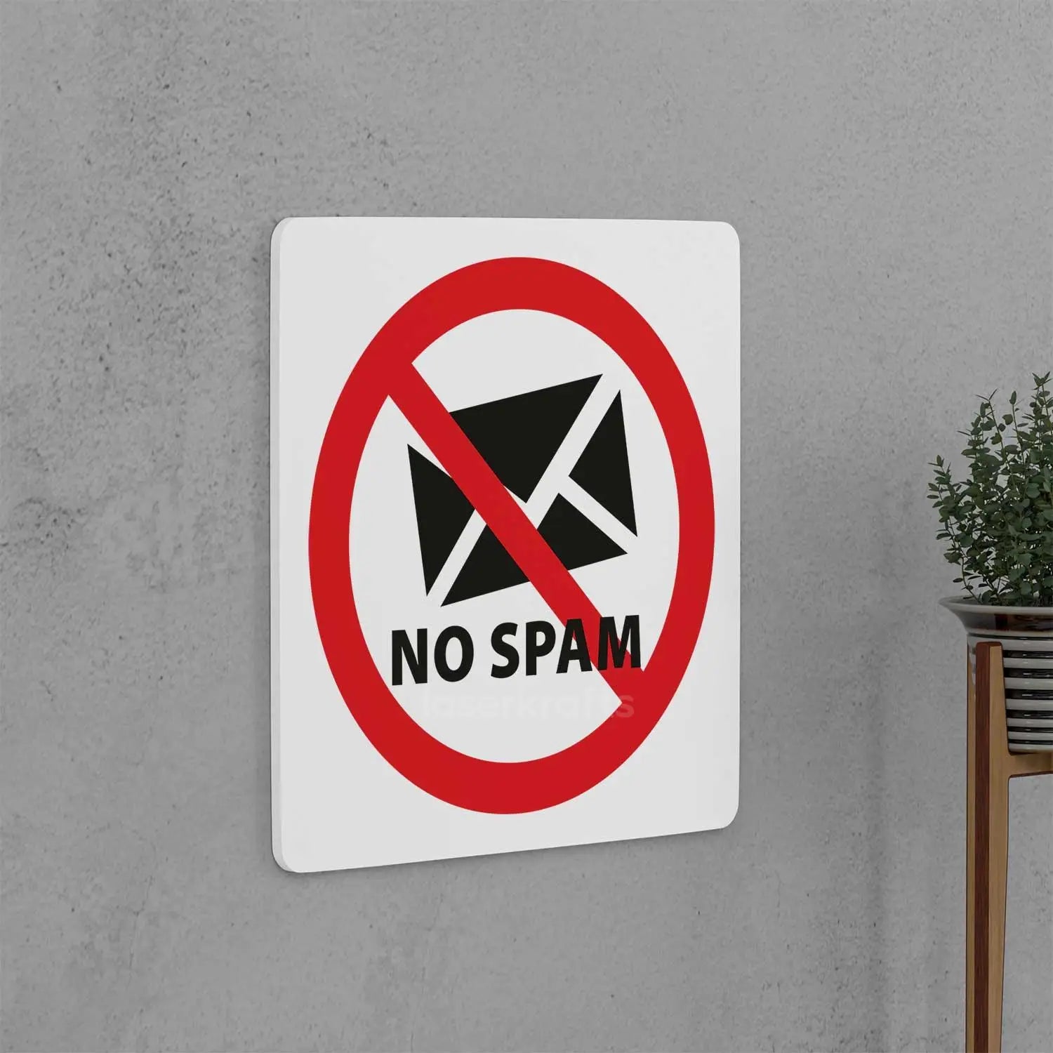 No Junk Mail Sign