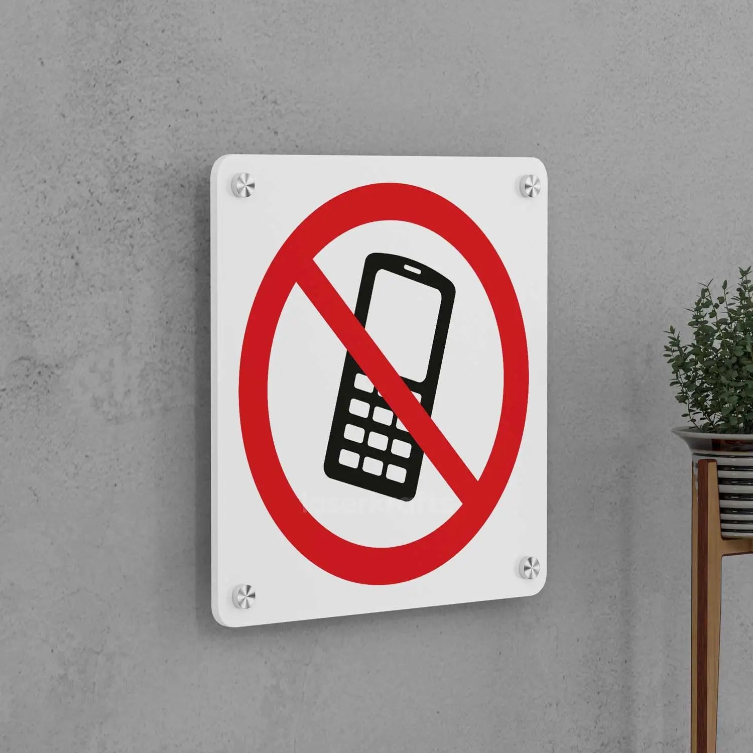 No Mobile Phones Sign
