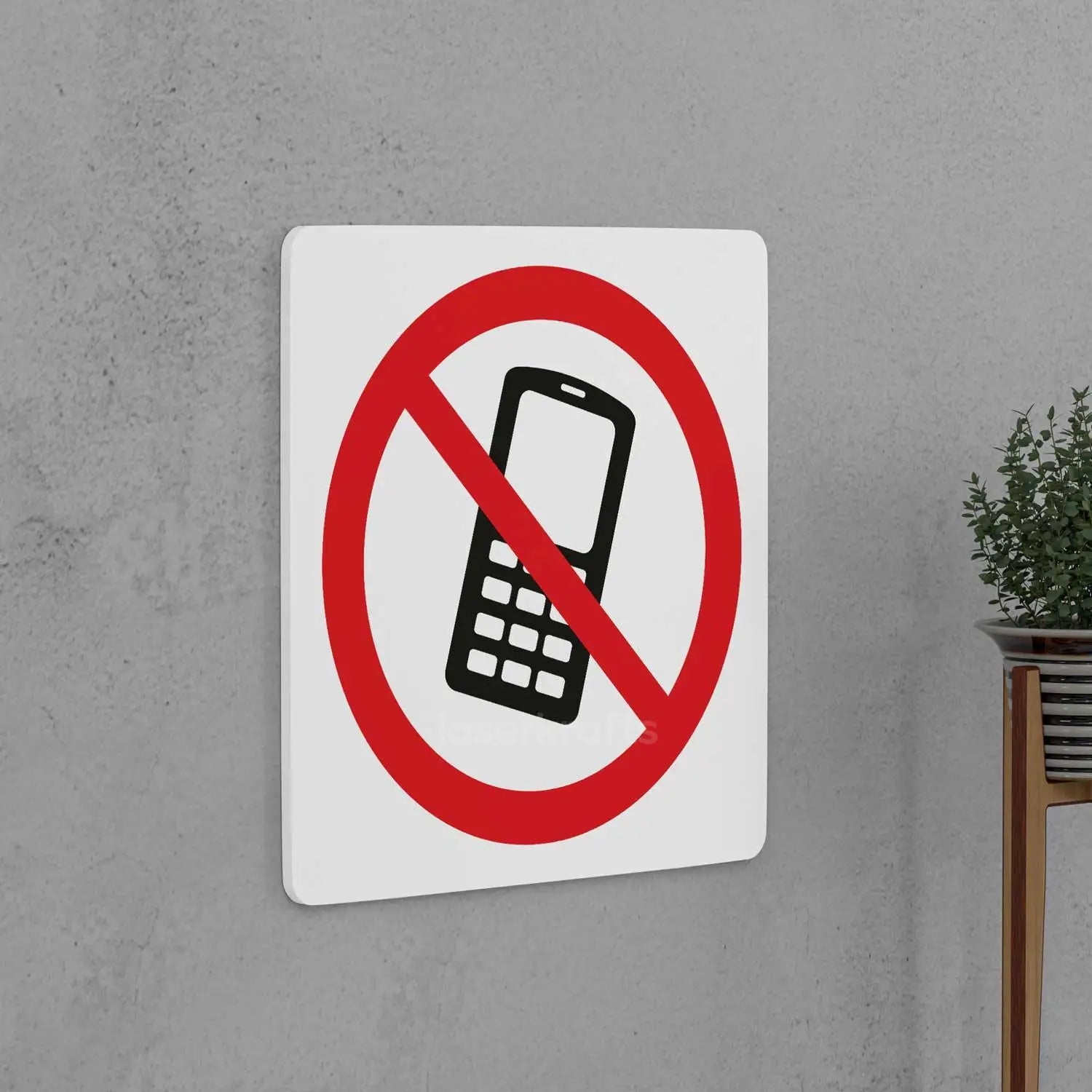 No Mobile Phones Sign