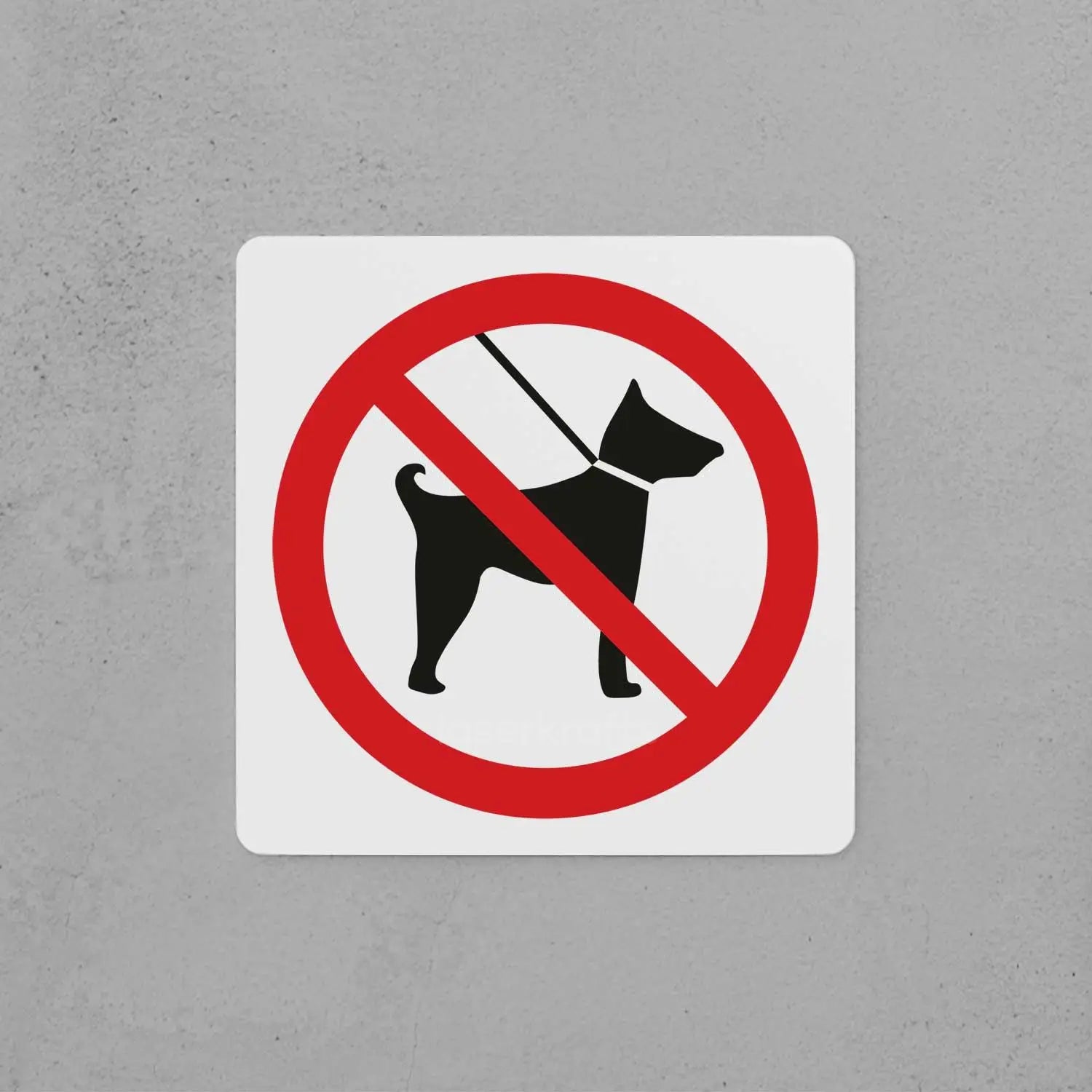 No Pets Allowed Sign