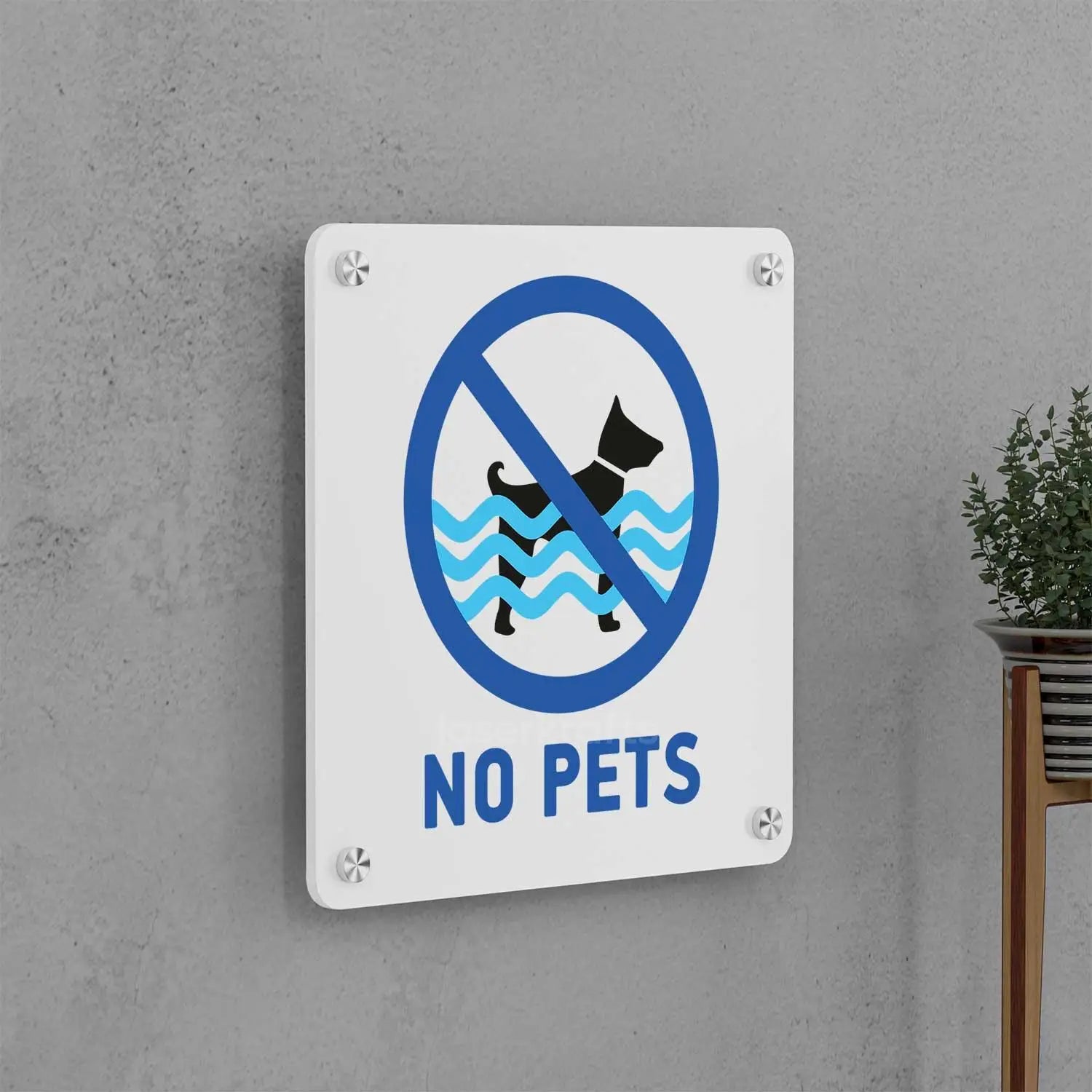 No Pets Sign