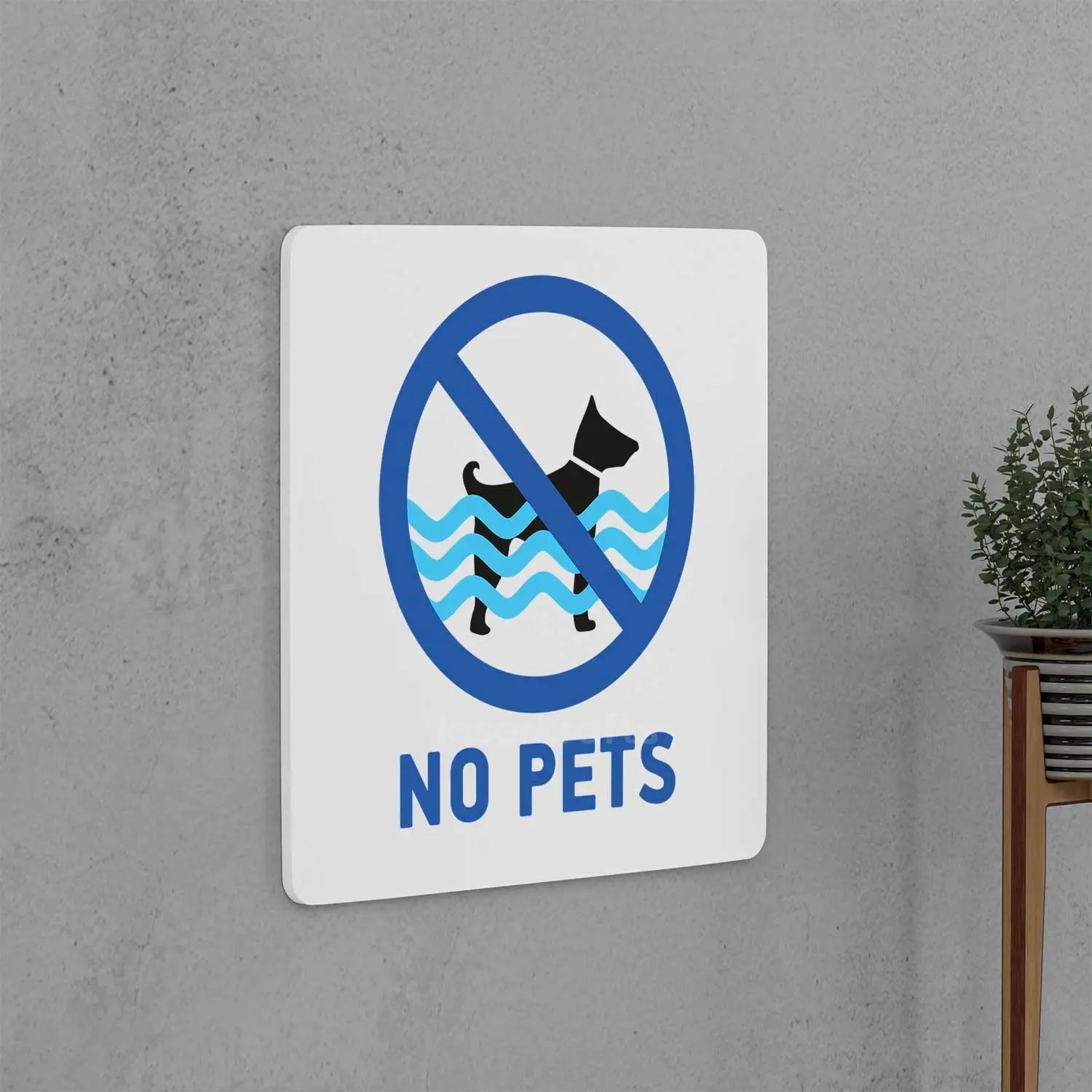 No Pets Sign