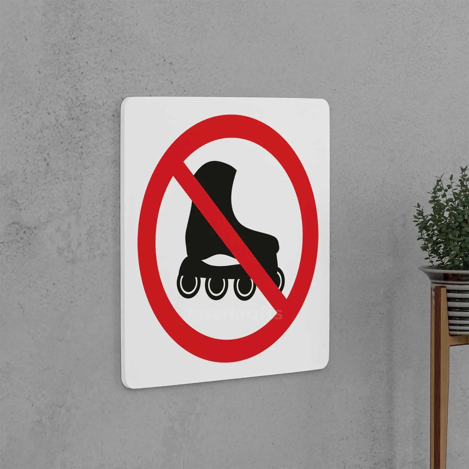 No Skating Allowed Sign