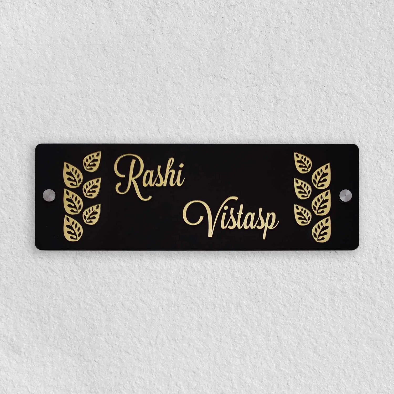Rashi Vistasp - Acrylic Name Plate with Raised Lettering