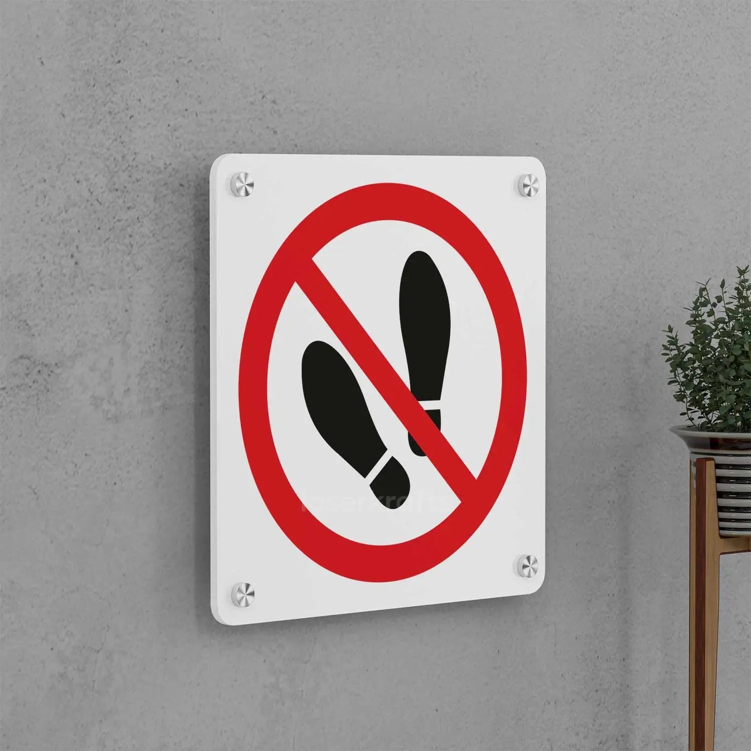 Remove Your Shoes Sign