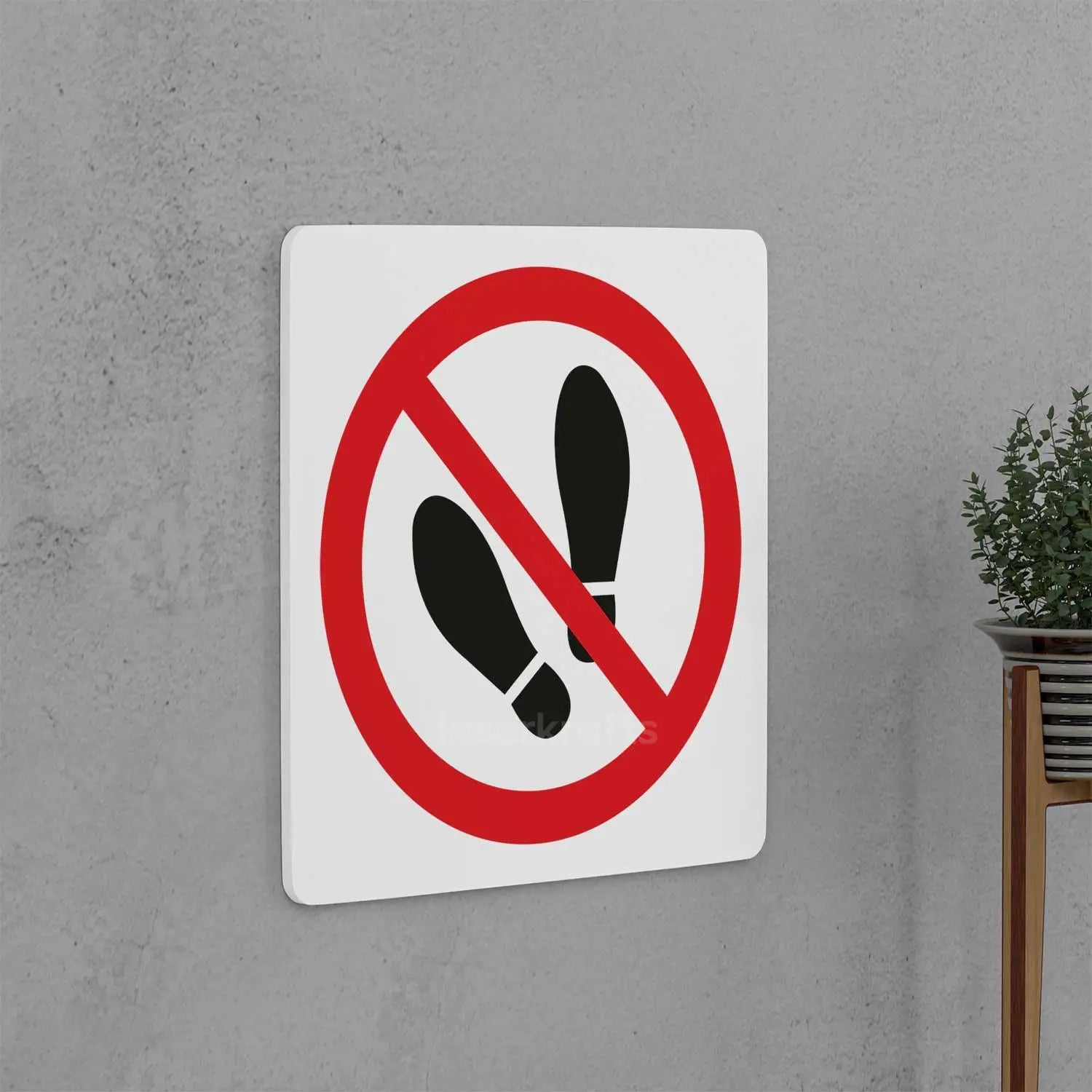 Remove Your Shoes Sign