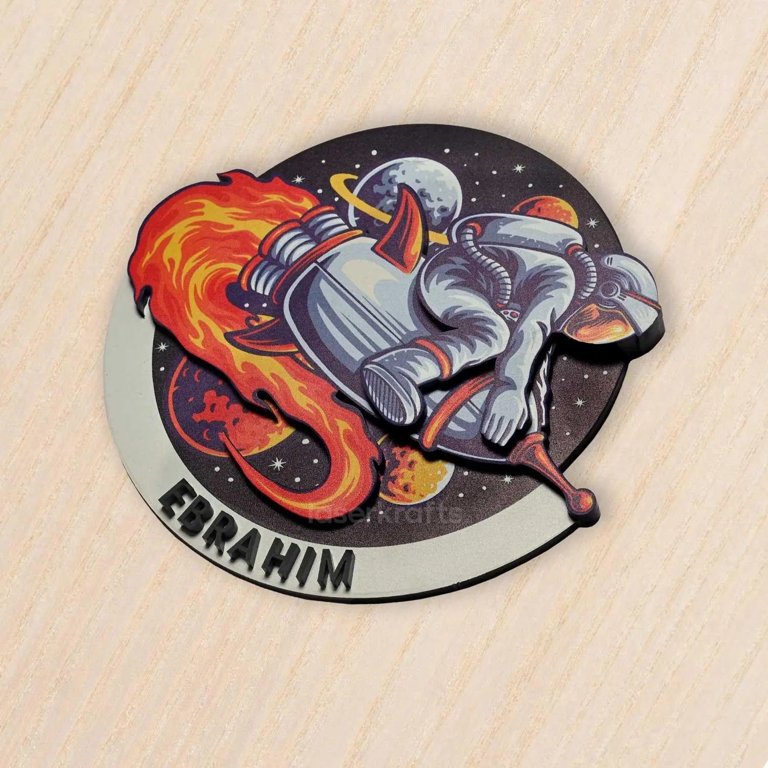 Space Tourist - Kids' Room Door Sign