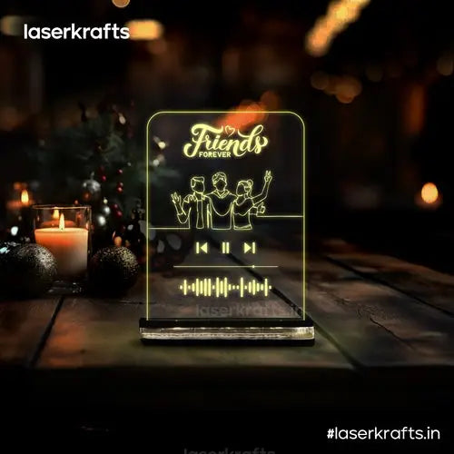 Spotify Song Code Illusion Lamp | Perfect Gift for Friends | LED Music Plaque | IL-010