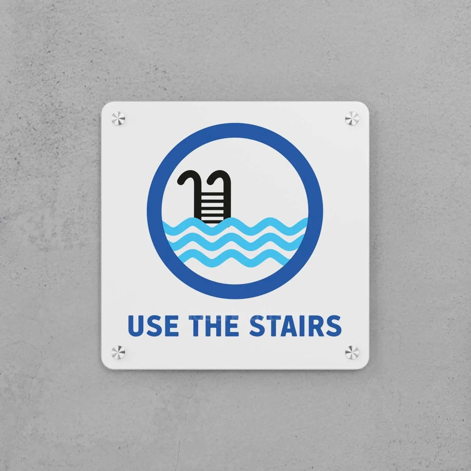 Use the Stairs Sign