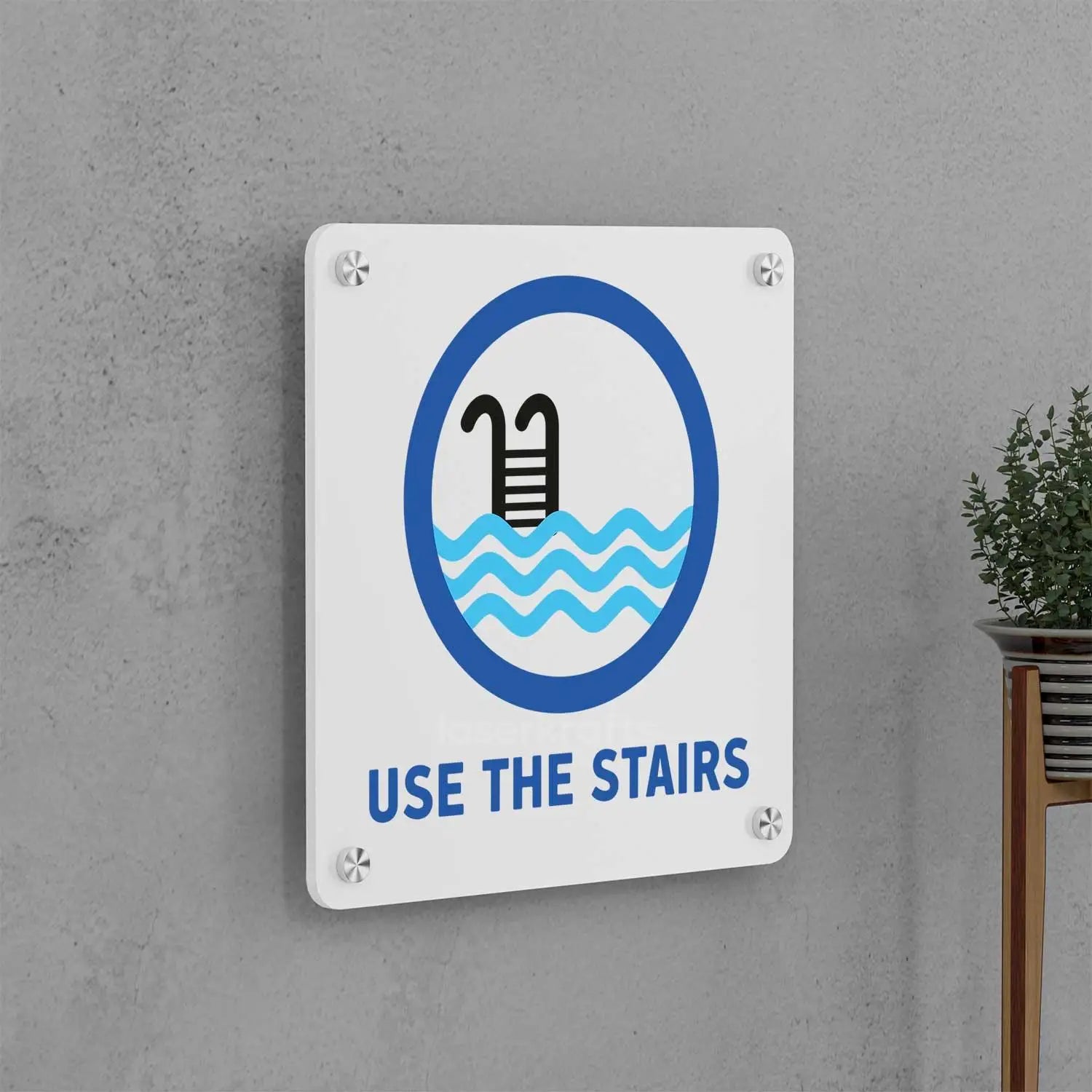 Use the Stairs Sign