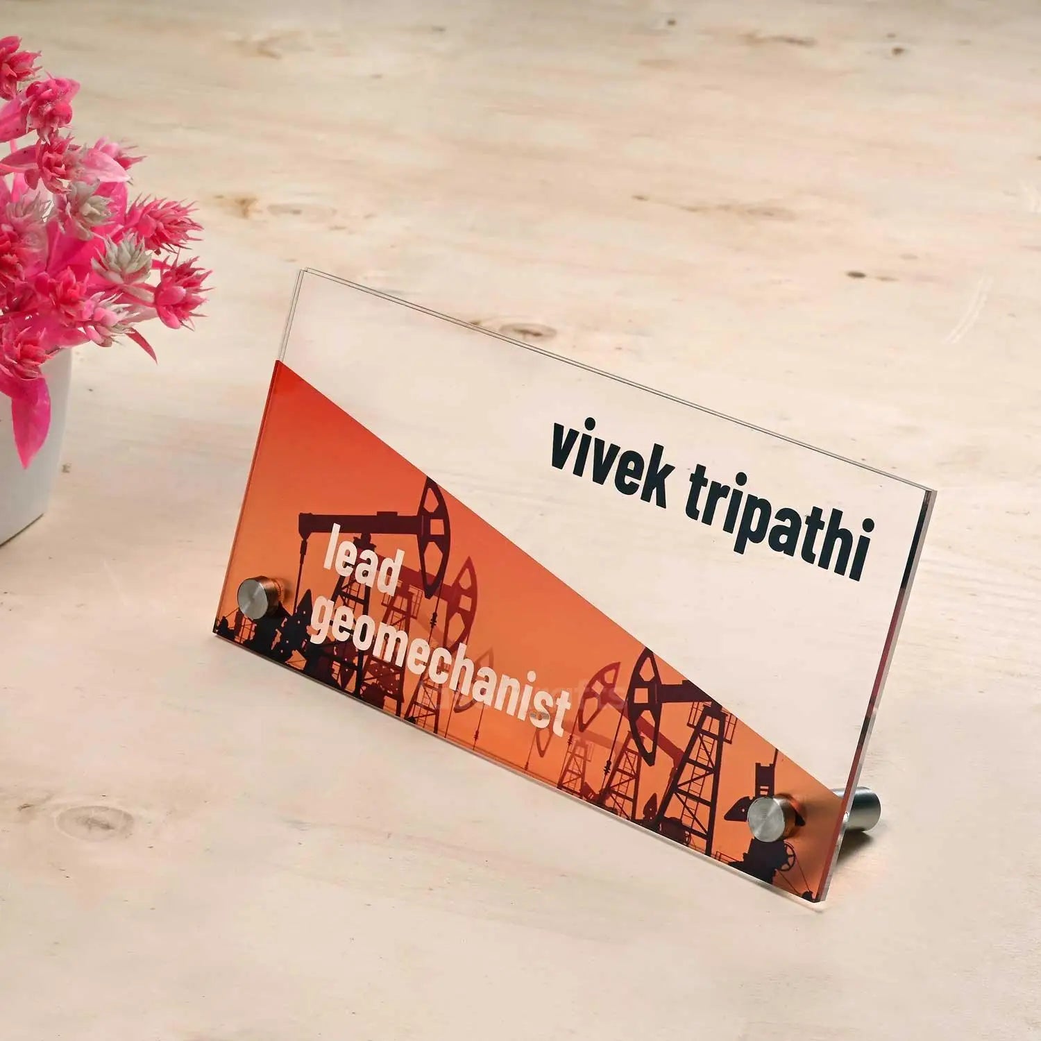 Office Desk Sign for Oil & Gas Executives